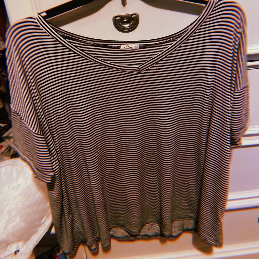 Plus size 2x striped shirt